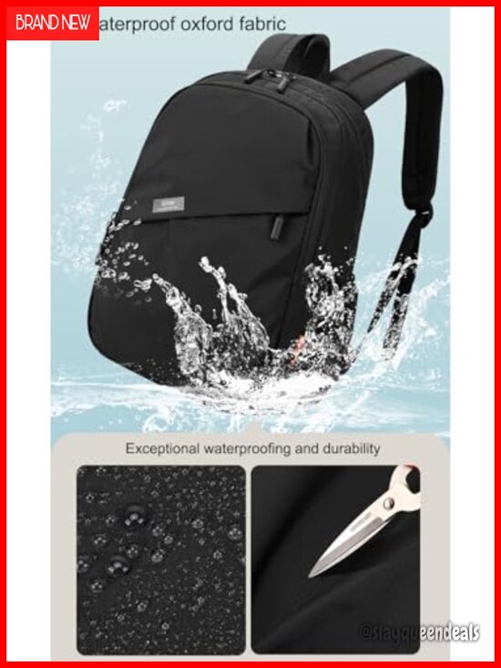 Waterproof Oxford Fabric Backpack Lightweight 7 Pockets A4 Capacity Casual main image 2